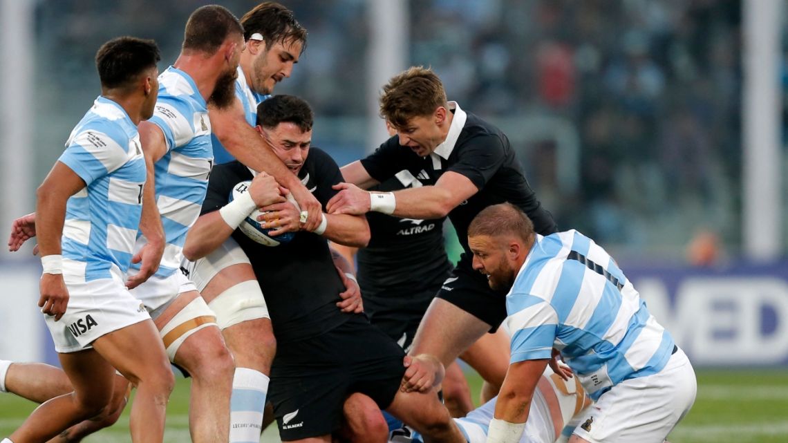 Los Pumas perdieron 24 a 41 frente a los All Blacks en el Rugby Championship | Perfil
