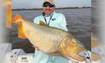Un dorado de los grandes fue pescado en Esquina