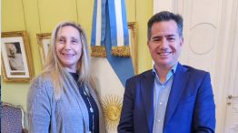 Karina Milei junto a Gabriel Bornoroni