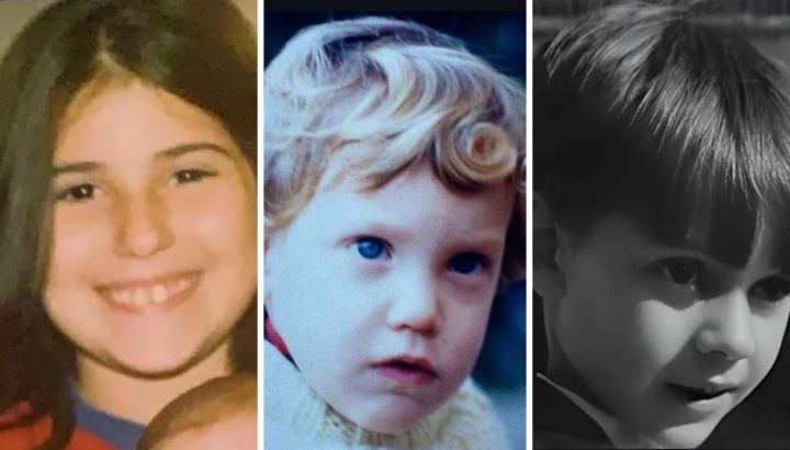 10 fotos inéditas por el Día del Niño: así eran de chicos los famosos argentinos, de Flavia Palmiero y Nico Vázquez a Juan José Campanella