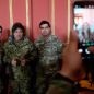 El presidente Milei, Lemoine y Petri almorzaron con los Granaderos de guardia en Casa Rosada