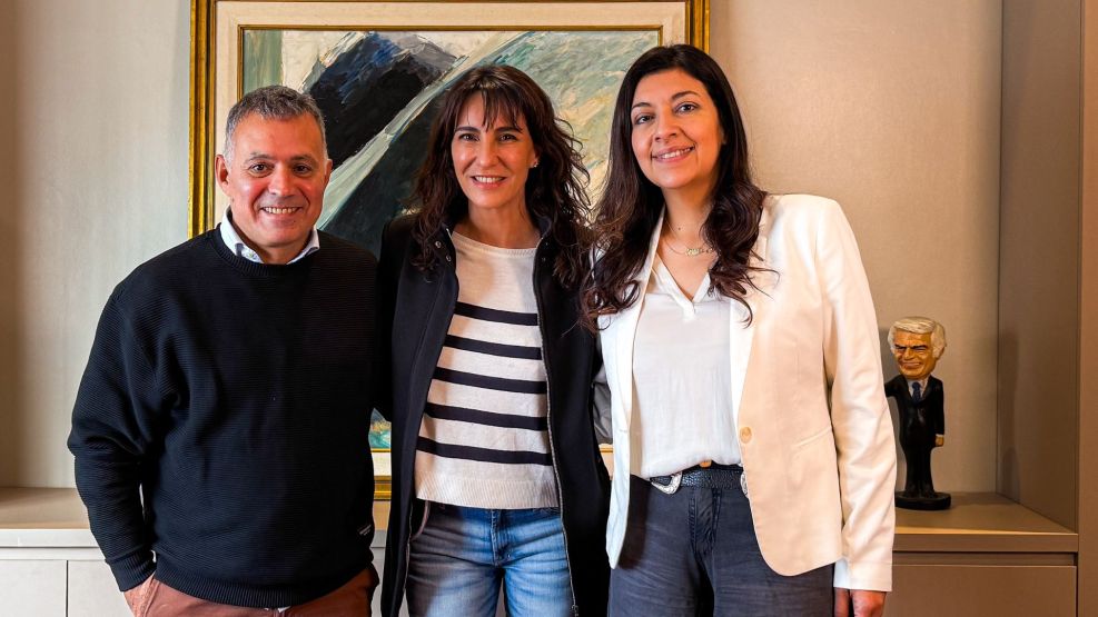 Natalia De La Sota junto a Marcelo Ruiz y Lastra