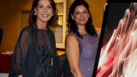 Carolina de Mónaco a sus 68 da lección de estilo con looks negros que estilizan y favorecen cualquier figura