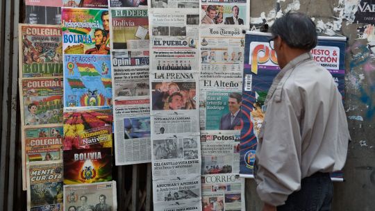 Vote for change in Bolivia as two right-wing candidates head to presidential run-off