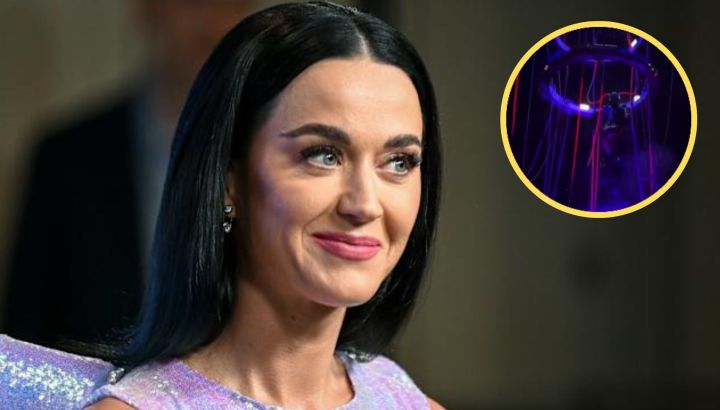 El video del extraño incidente que sufrió Katy Perry en medio de su show