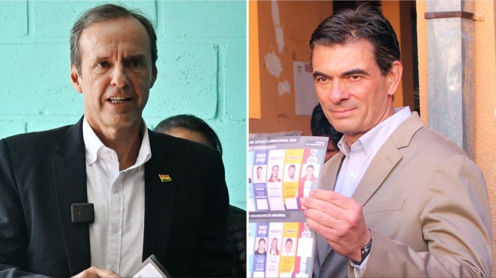 Tuto Quiroga y Rodrigo Paz
