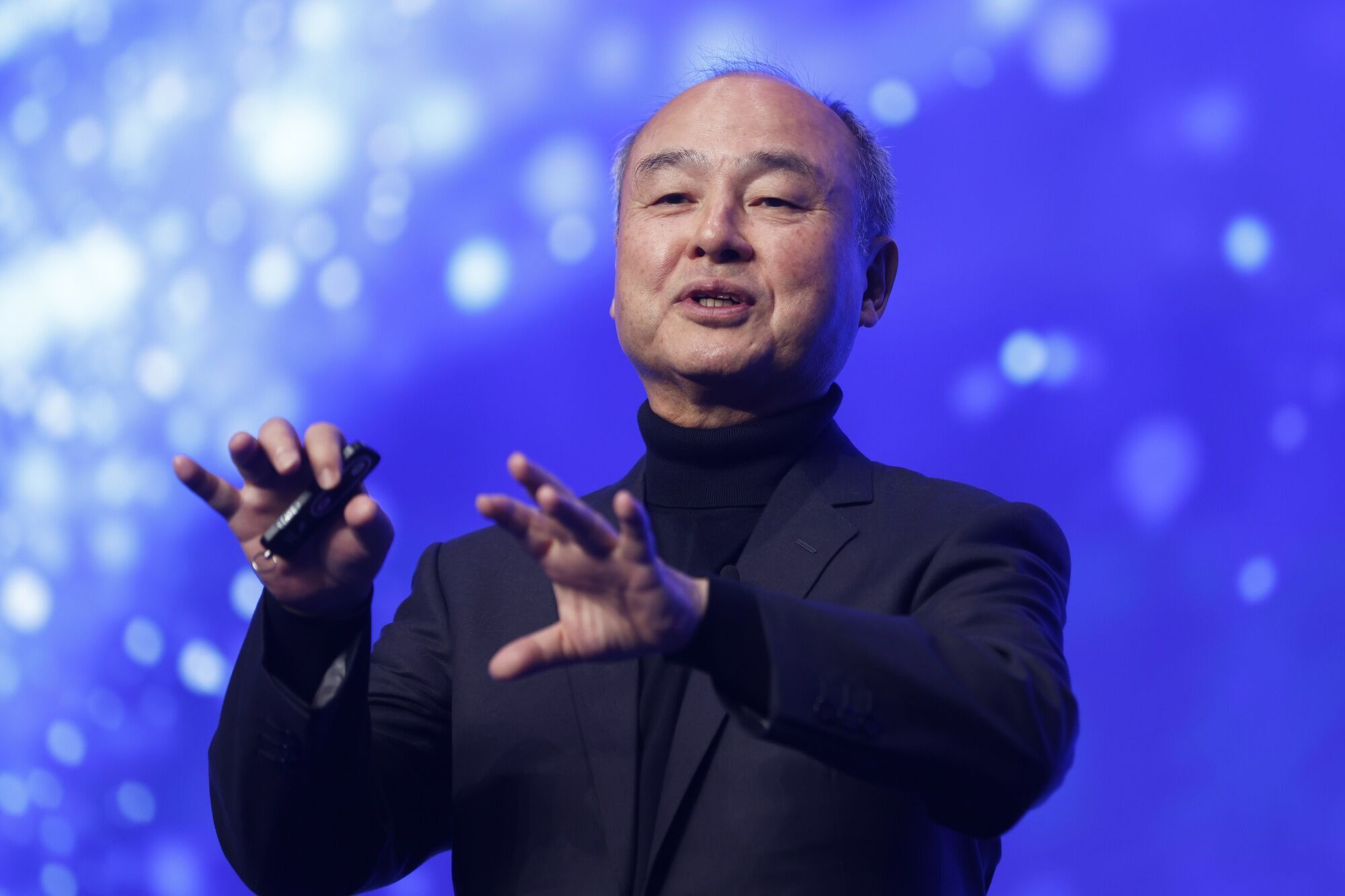 Masayoshi Son Speaks at Softbank World Event
