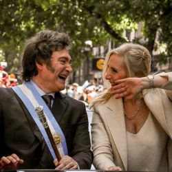 Karina y Javier Milei | Foto:Cedoc
