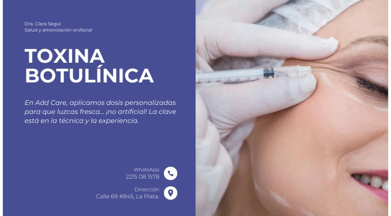 TODO LO QUE TENES QUE SABER SOBRE LA TOXINA BOTULÍNICA