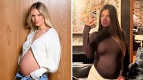 Duelo de looks entre Eva Bargiela y Cami Homs: cómo llevar un outfit abrigado y en tendencia con pancita
