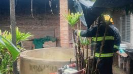 El lugar donde fue encontrada la mujer