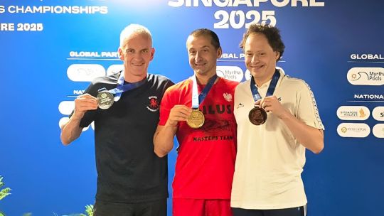 ROBERTO DOBIE, SUBCAMPEON MUNDIAL NATACIÓN MASTER