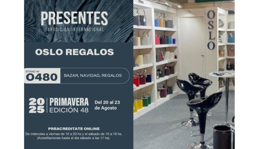 Dónde encontrar los productos de Oslo Regalos: tienda online, representantes y Feria Presentes 2025