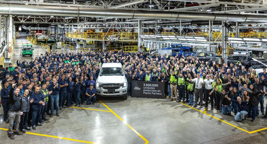 Ford celebra récord histórico con 3.500.000 autos fabricados en Pacheco