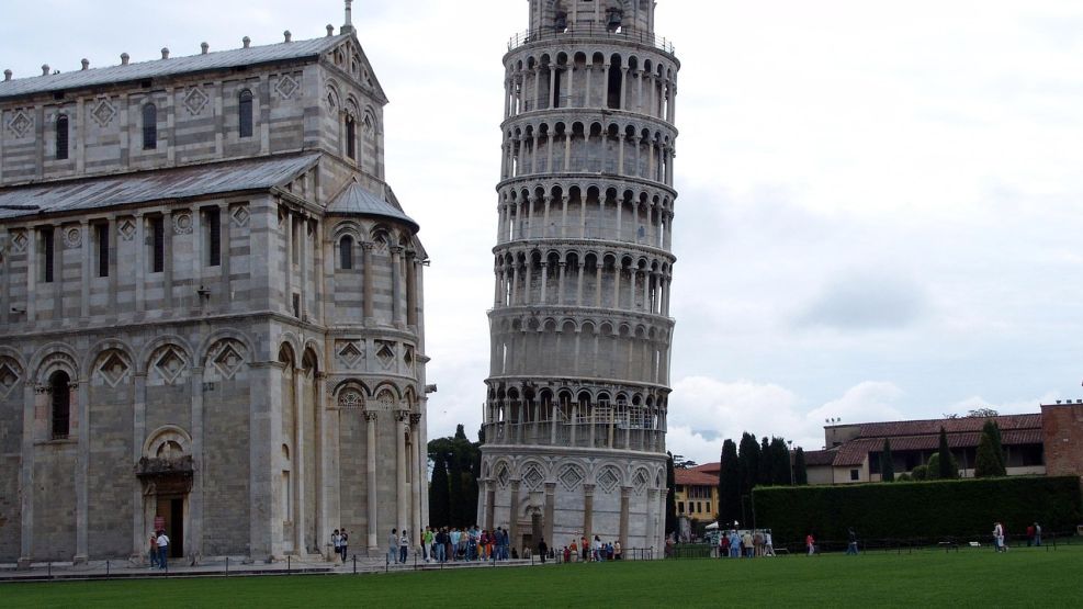 Cuánto se inclina la Torre de Pisa 