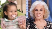 El tierno encuentro entre Sarah Burlando y Mirtha Legrand: abrazos y un regalo muy especial