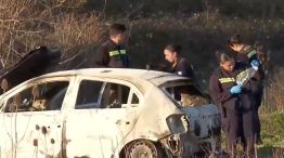 Hallan cuerpo de ex magistrado en auto calcinado.