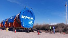 Reactor de Impsa varado en la ruta 20250820