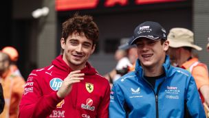 Franco Colapinto y Charles Leclerc