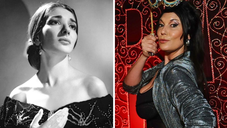 Natalia Cociuffo y María Callas