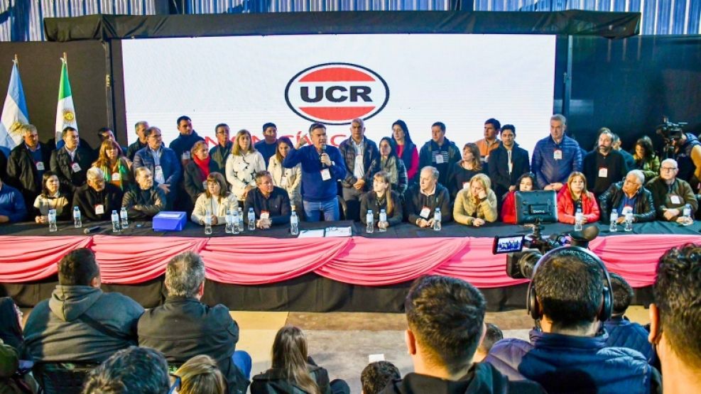 Zdero en la Convención de la UCR