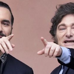 Milei y Bukele | Foto:CEDOC