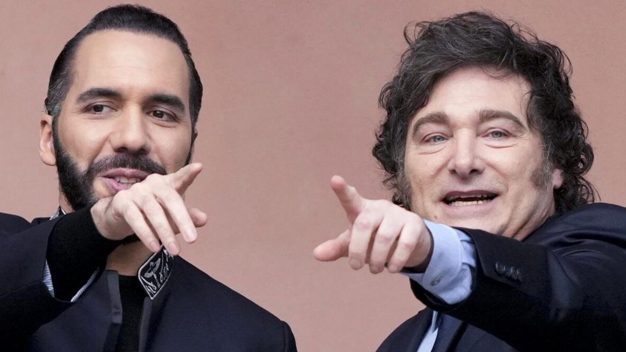 Milei y Bukele | Foto:CEDOC