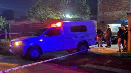 La Policía trabajó en el lugar esta madrugada. 