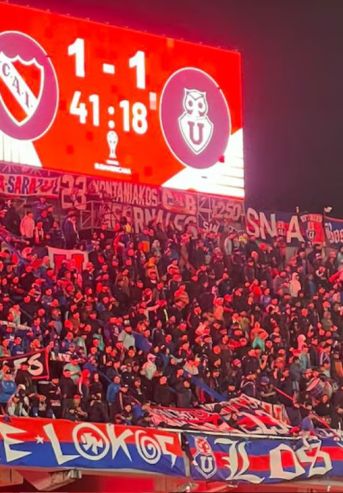 Incidentes entre Independiente y U. de Chile