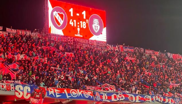 Incidentes entre Independiente y U. de Chile