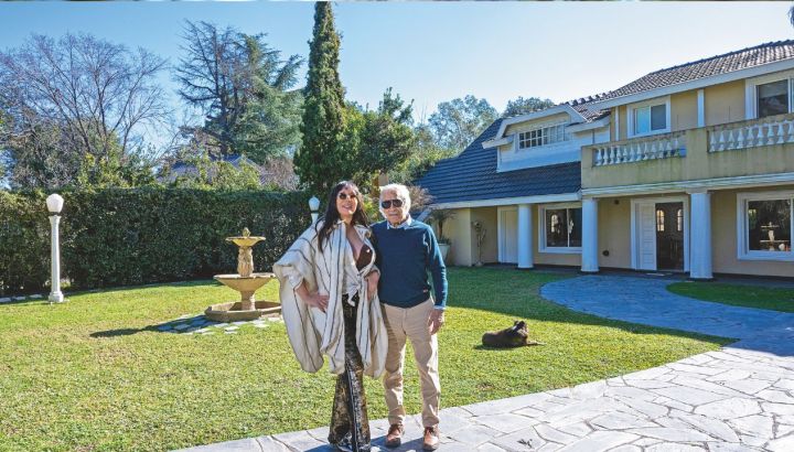 300 m. cuadrados cubiertos, cuadros en el techo y piscina, así es la mansión de Moria Casán