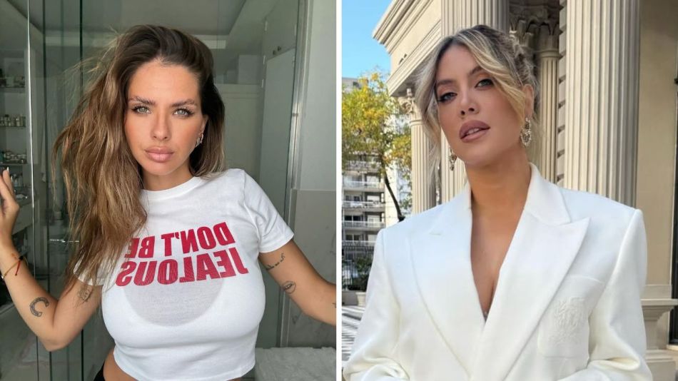 La China Suárez y Wanda Nara