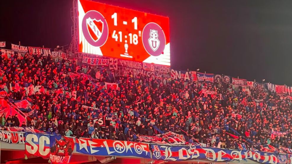 Incidentes entre Independiente y U. de Chile