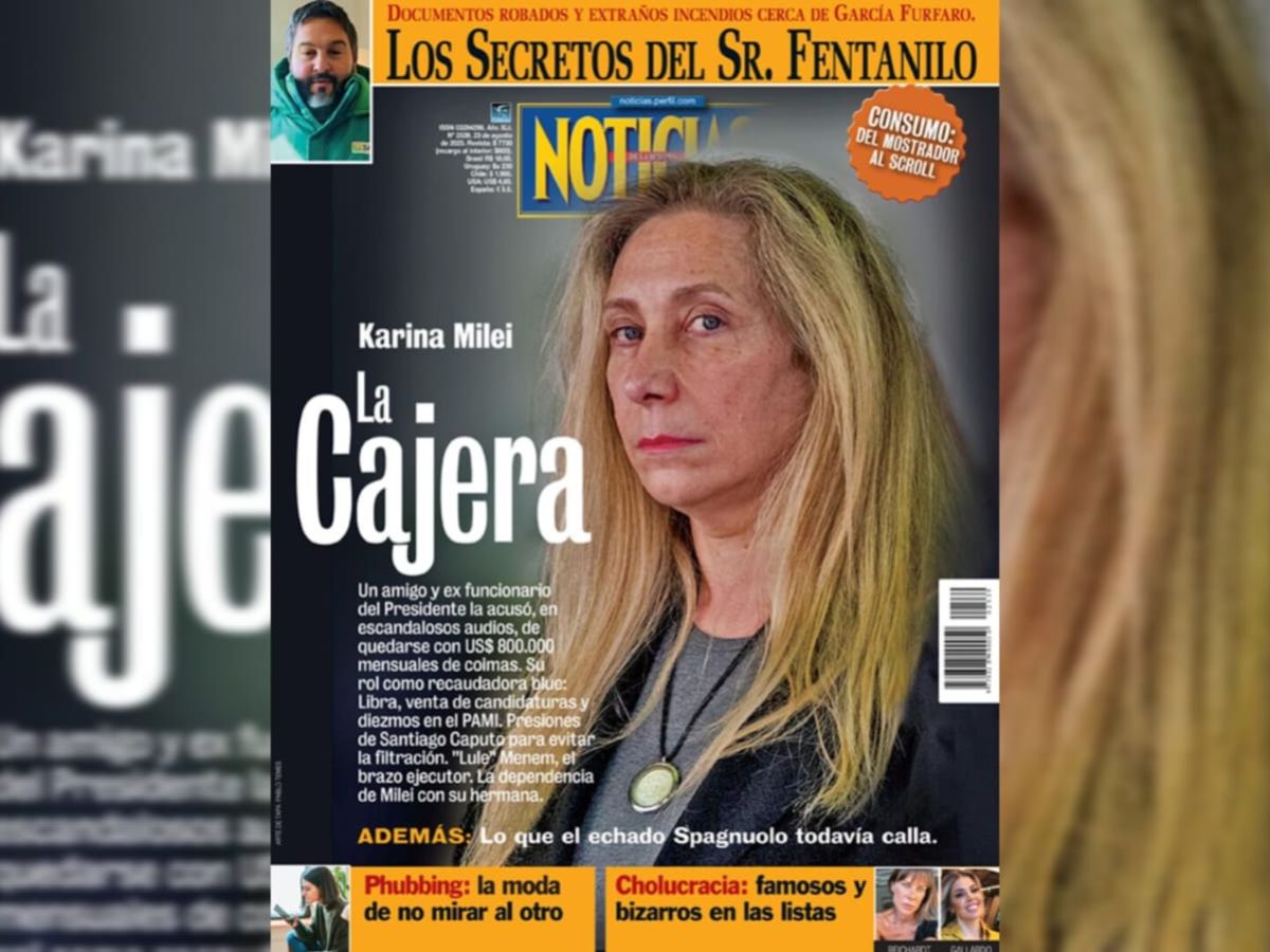 Karina Milei, la cajera