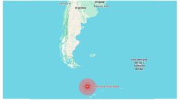 Terremoto pasaje de Drake 22082025