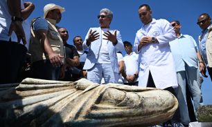 Ruinas descubiertas en Alejandría Egipto 22082025