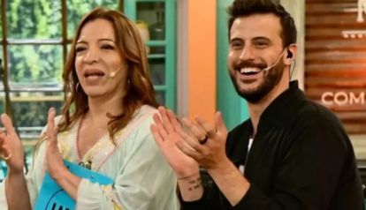 Lizy Tagliani y Diego Leuco