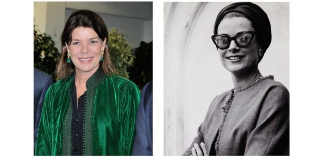 Carolina de Mónaco y Grace Kelly