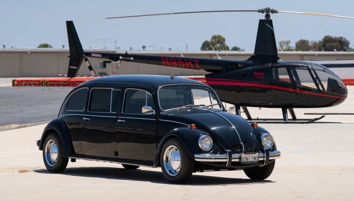 Se subastó el Volkswagen Escarabajo más caro de la historia: es una limusina