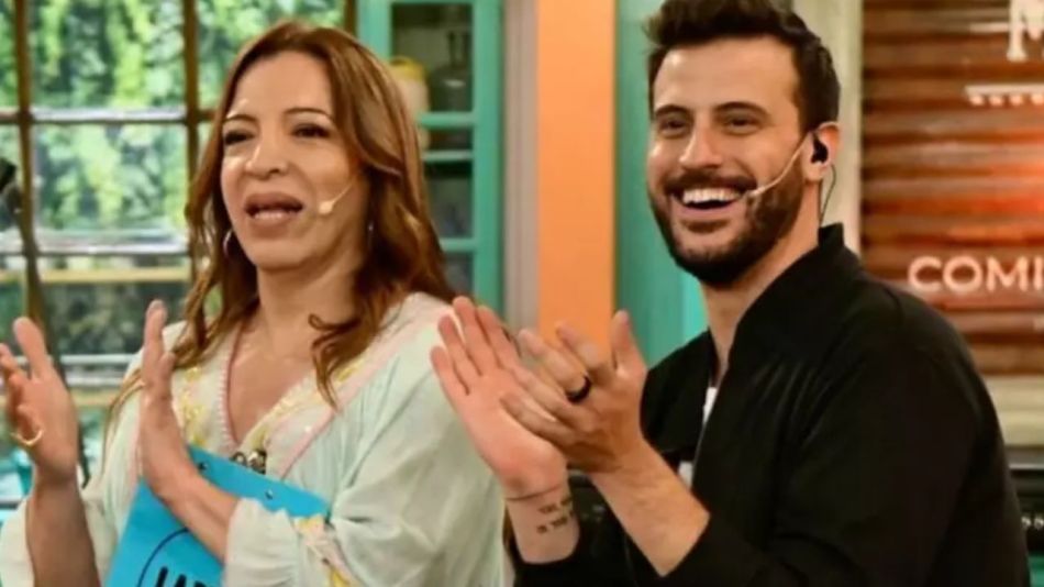 Lizy Tagliani y Diego Leuco