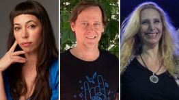 Victoria De Masi, Matías Martín y Karina Milei