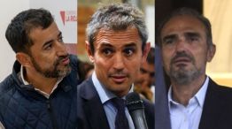 Yamil, Martín y Eduardo Menem