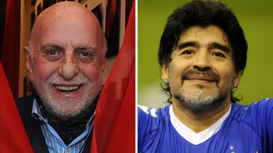 Horacio Pagani y Diego Maradona