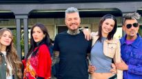 Marcelo Tinelli y su familia