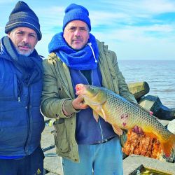 La oferta invernal se hace presente en esta parte del estuario, con pejerreyes a fondo y flote, y también regias carpas que toman masa y bagres de  todos los tamaños.