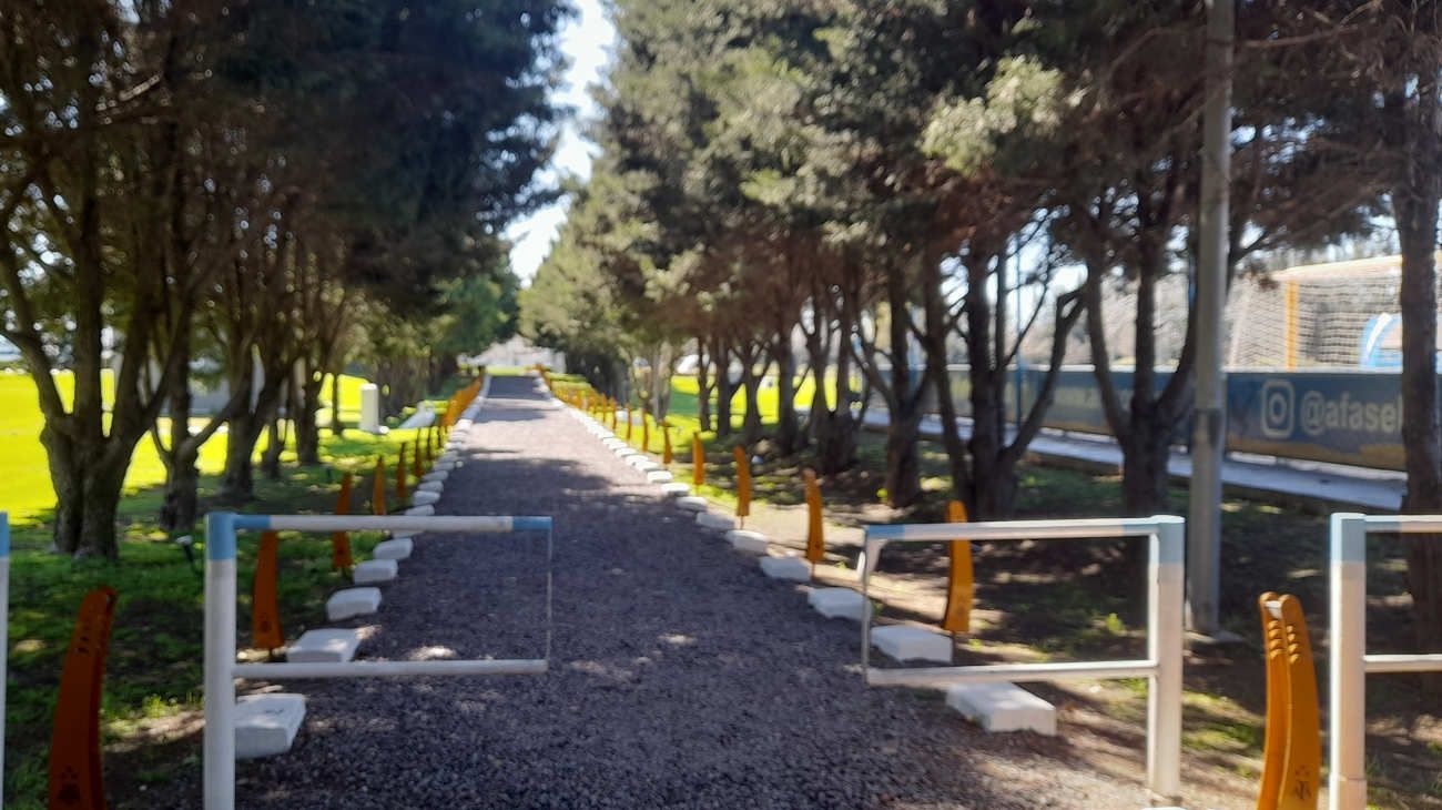  "Predio Lionel Andrés Messi, de la AFA".