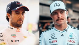 Valtteri Bottas y Checo Pérez