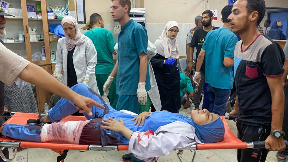 Ataque de Israel al hospital Nasser en Khan Yunis, al sur de Gaza