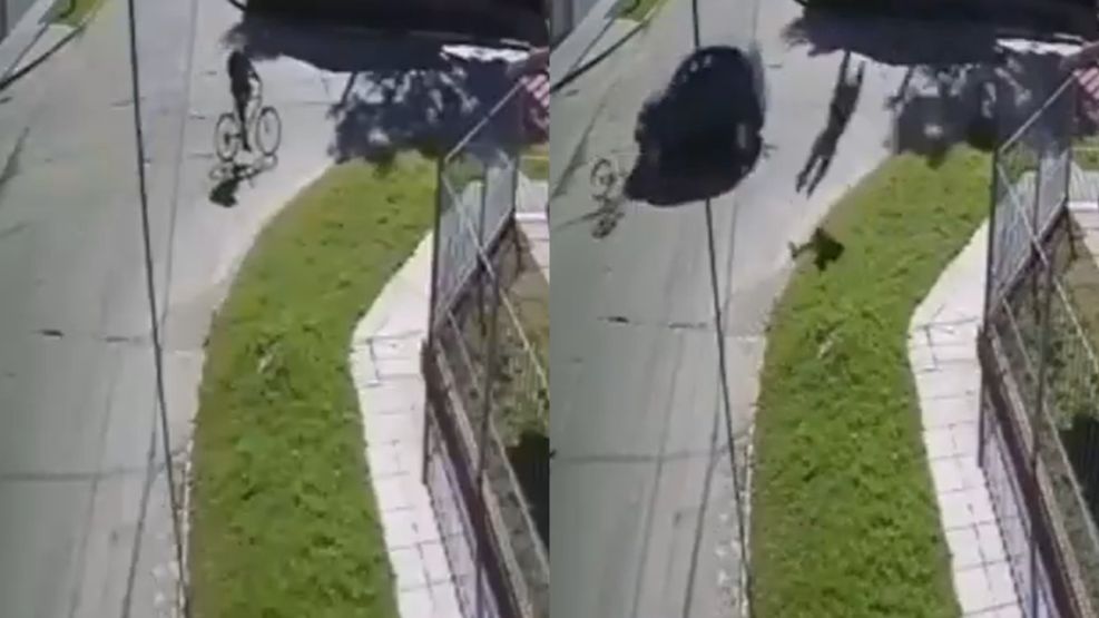 Atropelló a un ciclista y se dio a la fuga