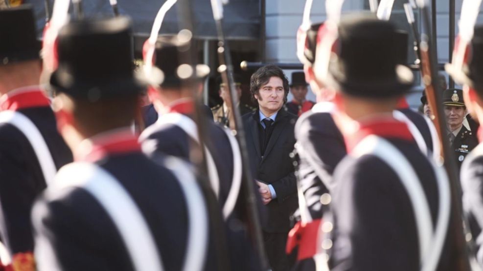 20250826 El Presidente Javier Milei visitó el Regimiento de Infantería 1 “Patricios”